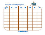 instrument practice chart